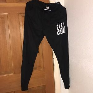 Black jogger sweats
